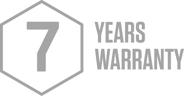 7 Years Warranty