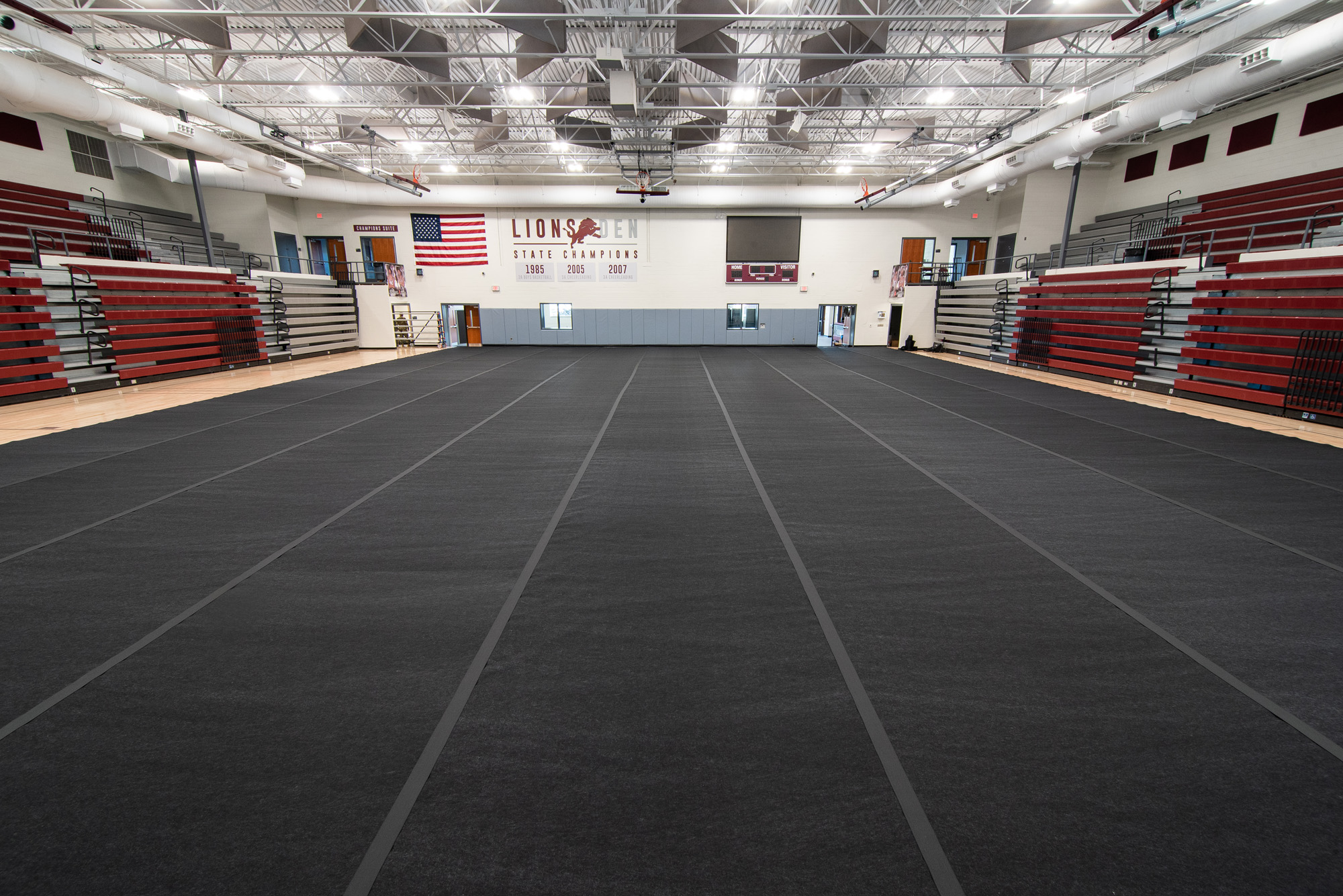 Court Armor MAX gym floor cover